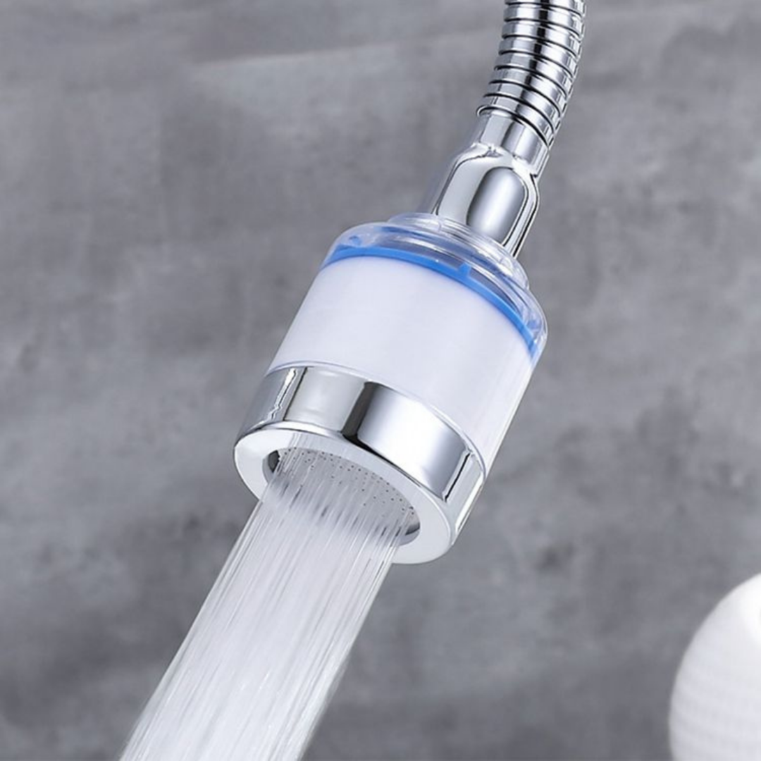 Hortumlu Filtreli Musluk Ucu – Esnek Boyunlu & Su Tasarruflu Krom Model