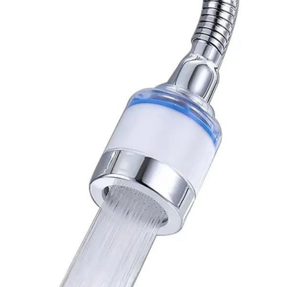 Hortumlu Filtreli Musluk Ucu – Esnek Boyunlu & Su Tasarruflu Krom Model